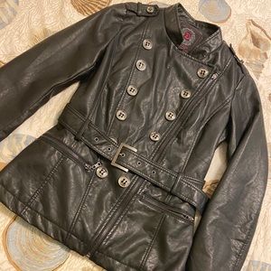 Dollhouse out wear faux leather jacket
